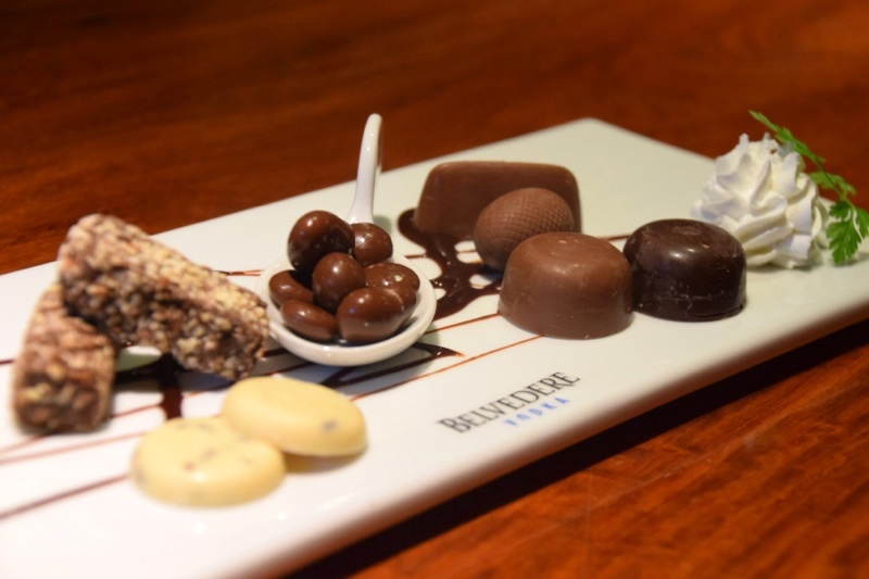 チョコレートの盛り合わせ