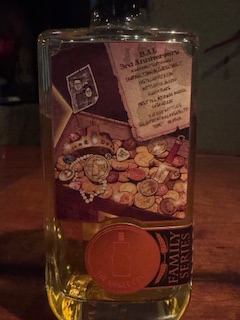 キャンベルタウンブレンデッドモルト B,A,L3周年記念ボトル 58%